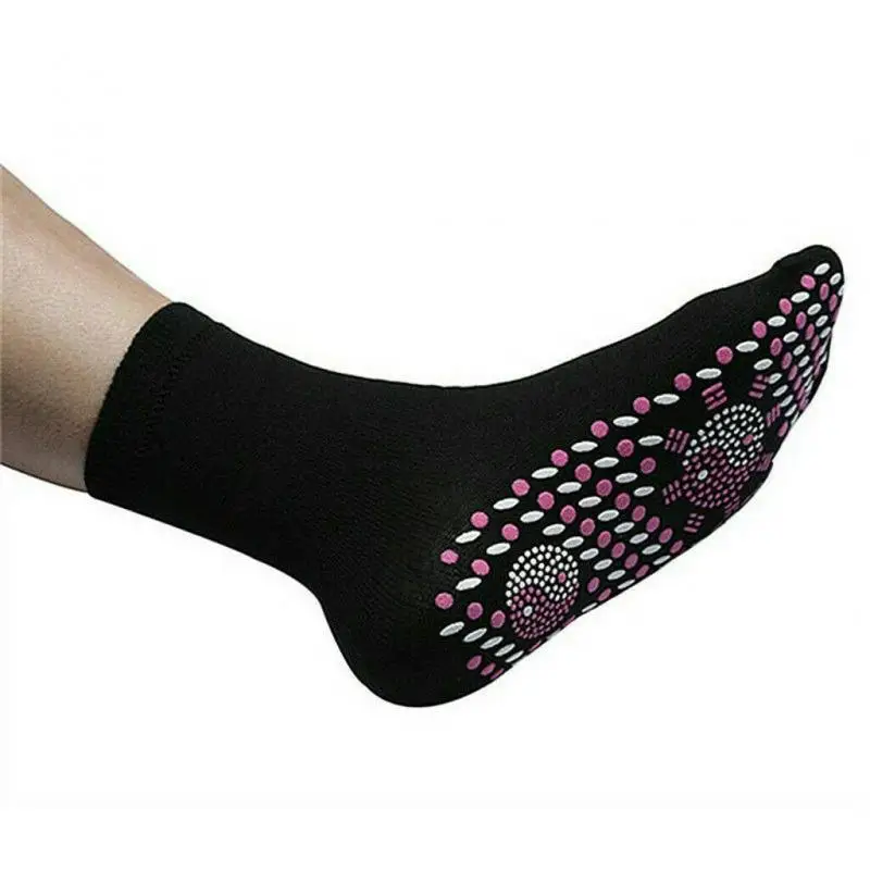 1Pair Magnetic Sock Therapy Self-Heating Feet Care Socks Tourmaline Comfortable Breathable Massager Winter Warm Foot |