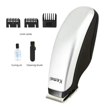 

Kemei barber professional hair clipper Rechargeable Hair Trimmer Beard Razor cordless Trimmer Hair Cutting Machine For Men