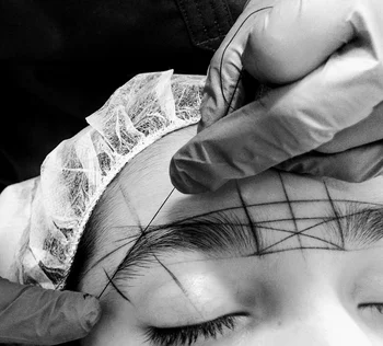 

Microblading Mapping Strings Pre-Inked Eyebrow Marker Thread Tattoo Brows Point Pre Inked Tattoo PMU String for Mapping 10m