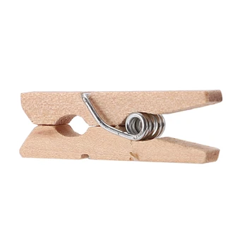 

1000 Wooden Clothespin Mini Clothespins, 25mm Long