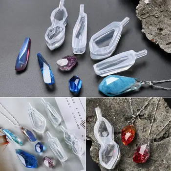 

4Pcs Silicone Epoxy Mold Pendant Casting Mould DIY Crafts Jewelry Making Tool