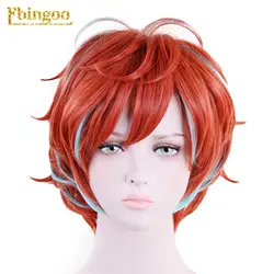 Ebingoo дивизия рэп битва гипноз MIC Doppo KannonzaKa Amemura Ramuda короткие прямые синтетические косплей парик для костюма Вечерние