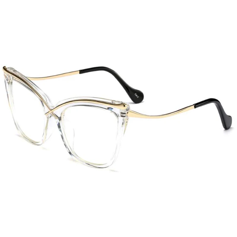 -0.5 to-6.0 Transparent Finished Myopia Glasses Men Women Oversized Black Leopard Eyeglasses Prescription Shortsighted Eyewear 3
