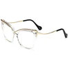 -0.5 to-6.0 Transparent Finished Myopia Glasses Men Women Oversized Black Leopard Eyeglasses Prescription Shortsighted Eyewear 3