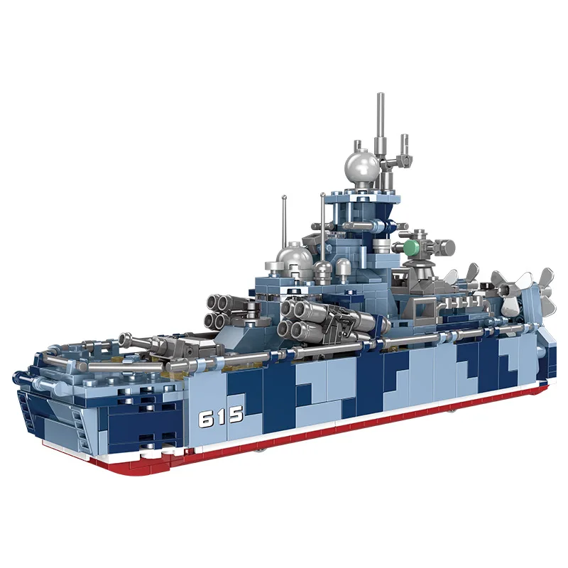 Военная серия Вторая мировая война русский круизер модель MOC строительные блоки