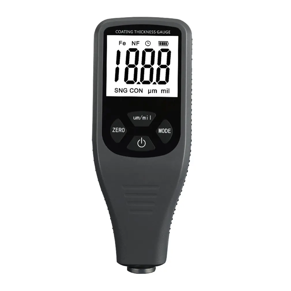 

TC200 LCD Digital Thickness Gauge Coating Meter Car Thickness Meter Thickness Tester Measuring Range 0~1300um with Backlight New