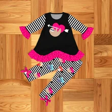 Костюм для маленьких девочек; комплекты одежды для новорожденных; Одежда для маленьких девочек; осенне-весенний комплект для малышей; детская одежда на День святого Валентина