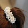 Chouchou à cheveux en perles pour femme et fille, élastique, accessoire pour queue de cheval ► Photo 3/6