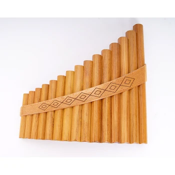 

Panpipe-15-alto pan flute 15 tubes alt G1-G3 Hora