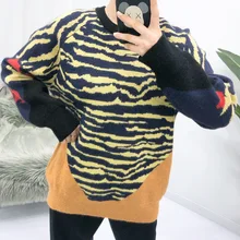 ^#Cheap Milinsus 2019 Women Winter Sweater Fashion Patchwork Leopard Pullover Jumper Female Winter Tops Tricot Jersey Jumper Pull Femme ^#Cheap Milinsus 2019 Women Winter Sweater Fashion Patchwork Leopard Pullover Jumper Female Winter Tops Tricot Jersey Jumper Pull Femme