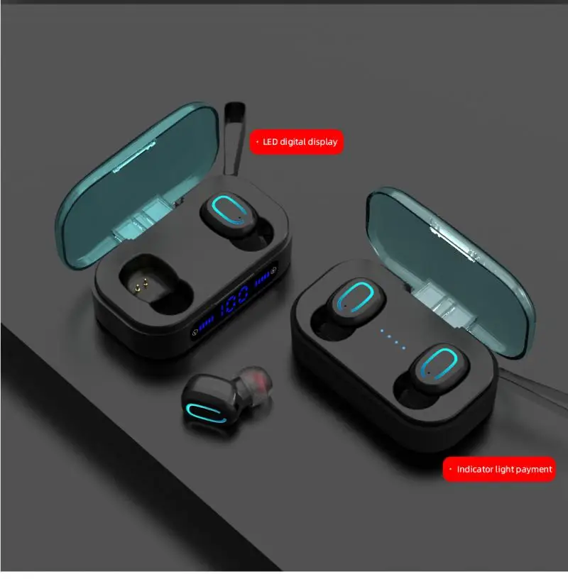 T20 TWS Button Wireless Headphones Bluetooth In The Ear Stereo Sport Headsets Bluetooth 5 0 Noise Reduction Earphone