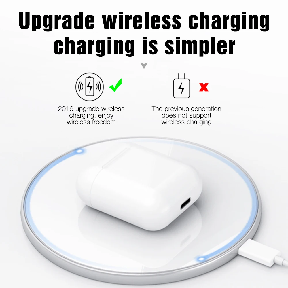 Cena I60 TWS 11 okno pop up sterowanie dotykowe bezprzewodowe słuchawki bluetooth bezprzewodowego ładowania QI słuchawki douszne PK w1chip i10 i12 i20 i30 tws