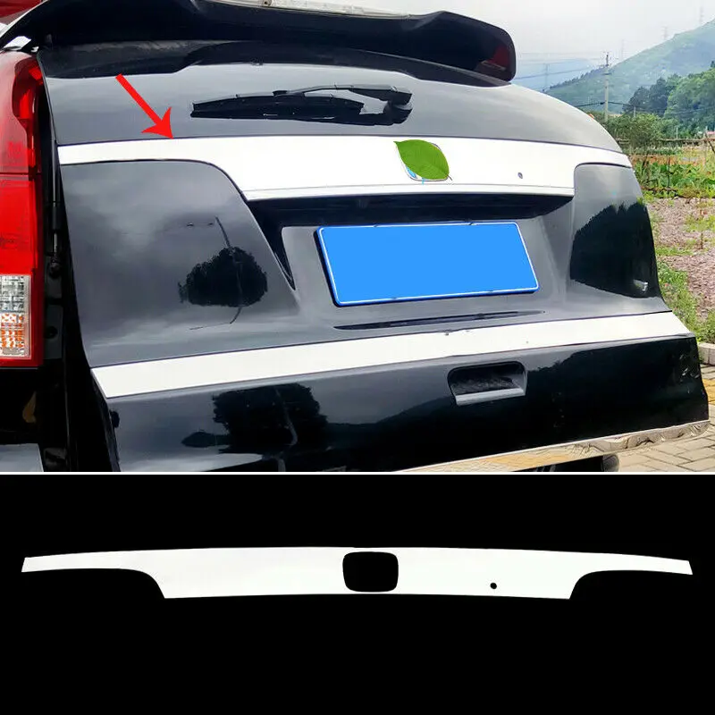 

Для Honda CRV CR-V 2012 2013 2014 стальная хромированная Задняя Крышка багажника задняя дверь