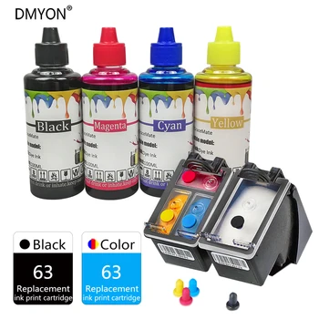 

DMYON 63 XL Cartridges for Printer Ink Compatible for Hp Officejet 5200 5212 5220 5230 5232 5252 5255 5258 5264 1110 1111 1112