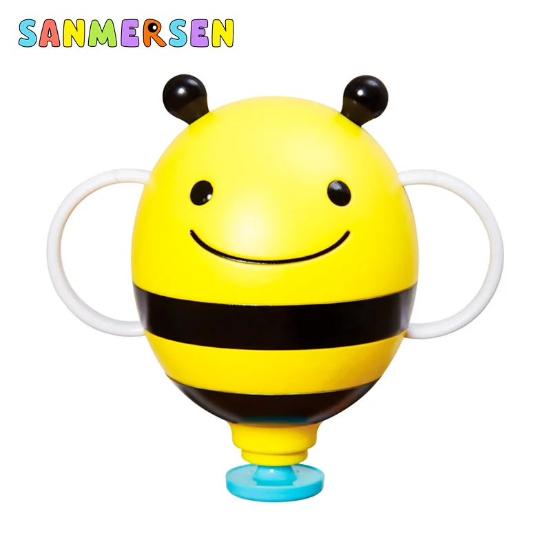 Bee Bath Toys Детские игрушки для душа в ванной, милые игрушки с утиным животным водным колесом, кран для купания, спрей для воды, игрушки для ванной - Цвет: Bee Bath Toys