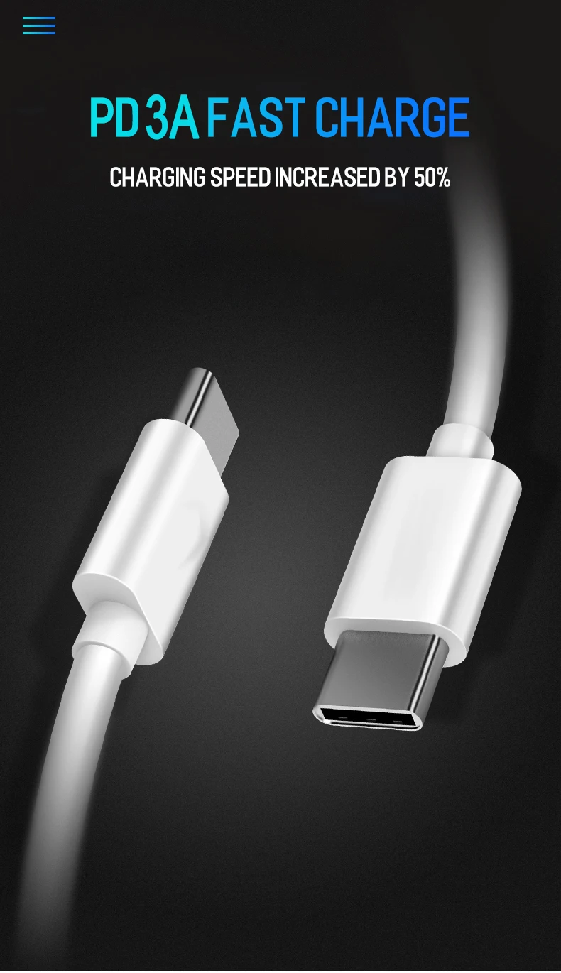 60 Вт PD USB C к USB-C кабель 3A Быстрая Зарядка Тип c к Тип c Быстрая зарядка 4,0 3,0 зарядное устройство для samsung S9 huawei Xiaomi