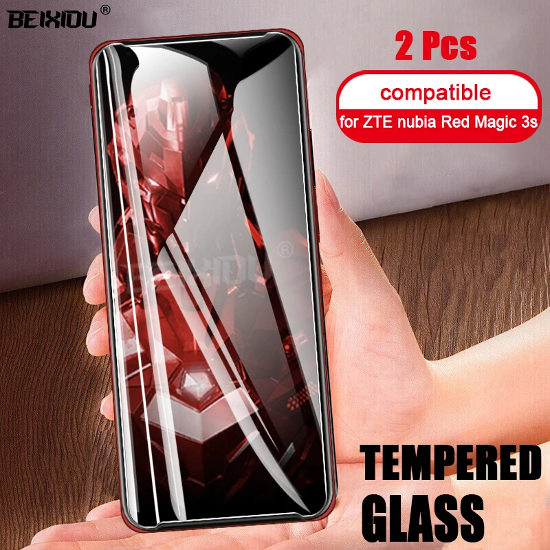 Закаленное стекло для ZTE Nubia Red Magic 3 S 2 шт. защита экрана 2.5D 9h закаленное NUBIA RED MAGIC |