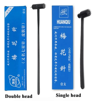 

1pc Plum needle dysmenorrhea insomnia Sterile seven star therapy Relieve plum blossom skin needles with double heads