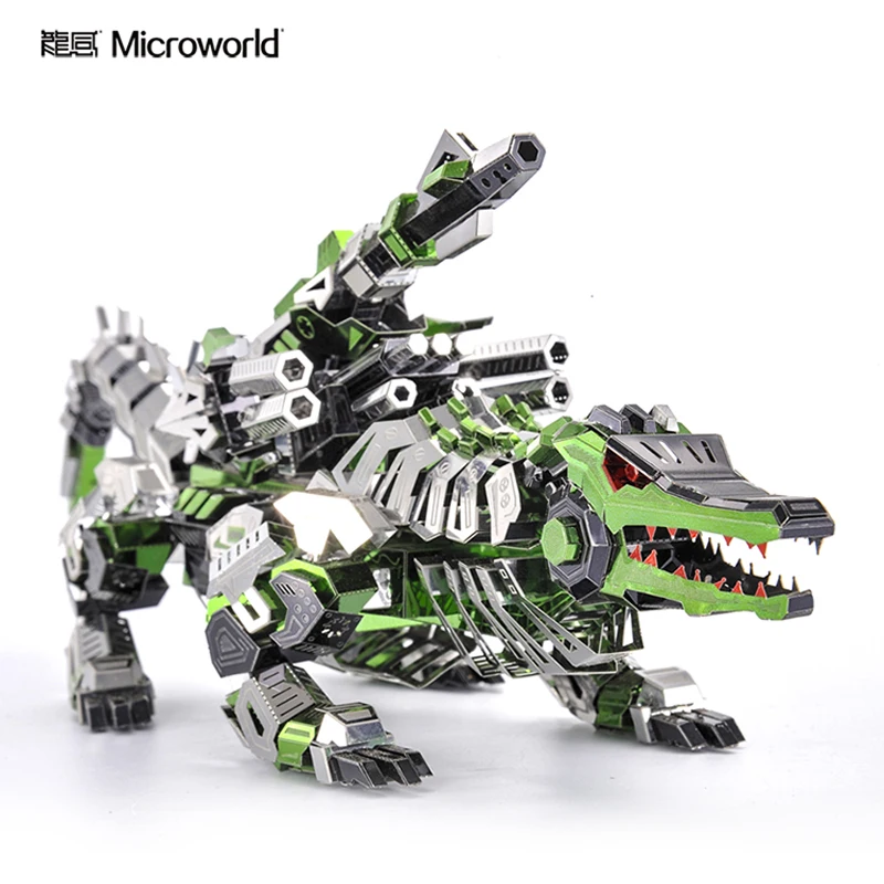2020 new Microworld Maesh Gavial model kits DIY laser cutting Jigsaw puzzle fighter 3D metal Puzzle Toys for adult gifts | Игрушки и