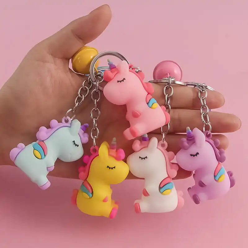 ディズニー工場卸売ユニコーン人形キーチェーンクリエイティブかわいい車のキーチェーン Key Chains Aliexpress