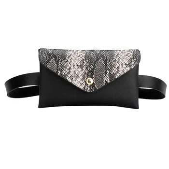 

belt bag Fashion Women Outdoor Serpentine Hasp Messenger Bag Sports Chest Bag Waist Bag Running pocket сумка на пояс #25