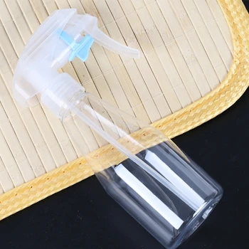 

200ml Clear Plastic Empty Spray Bottle Fine Mist Refillable Trigger Sprayer Leak-Proof Liquid Container Atomizer