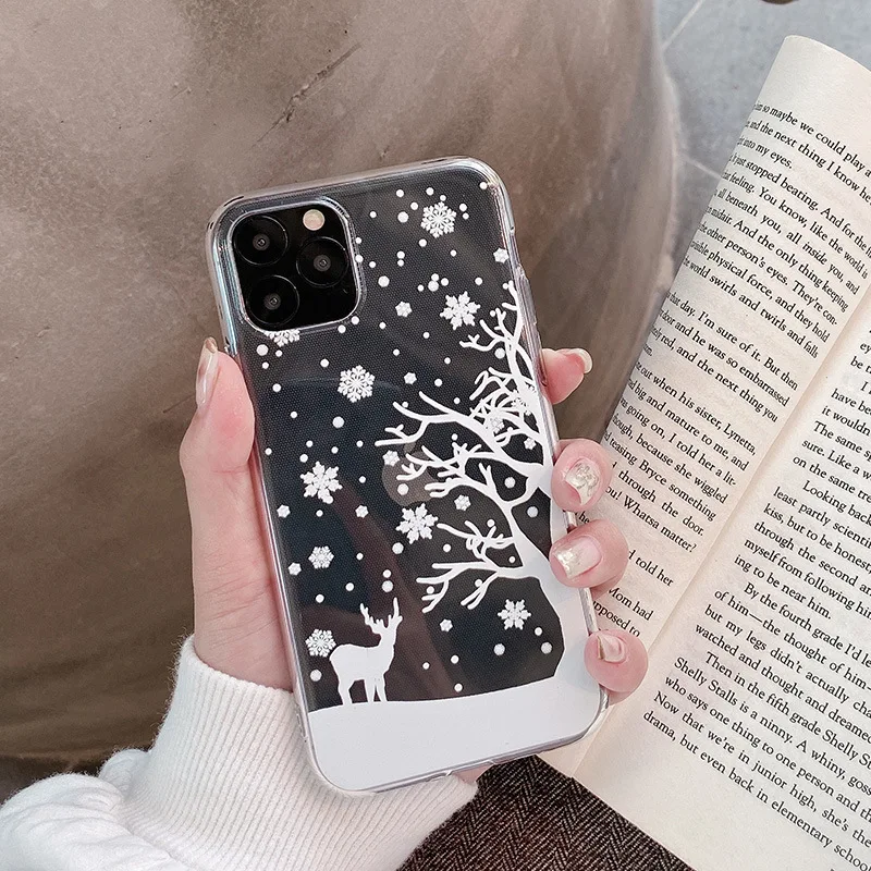 Чехол для iphone 11 Pro XS Max XR X чехол силиконовый чехол для iphone 11 11Pro 7 8 6 S 6 S Plus 7Plus чехол снежный