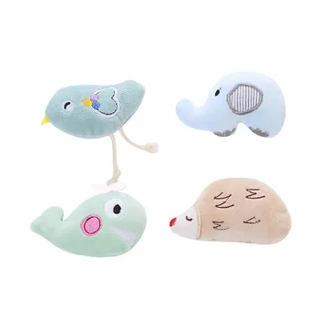 

Animals Cartoon Dog Toys Stuffed Pet Toy Mini Cute Plush for Dogs Cat Chew Hedgehog/Whale/Elephant/Bird Toy.