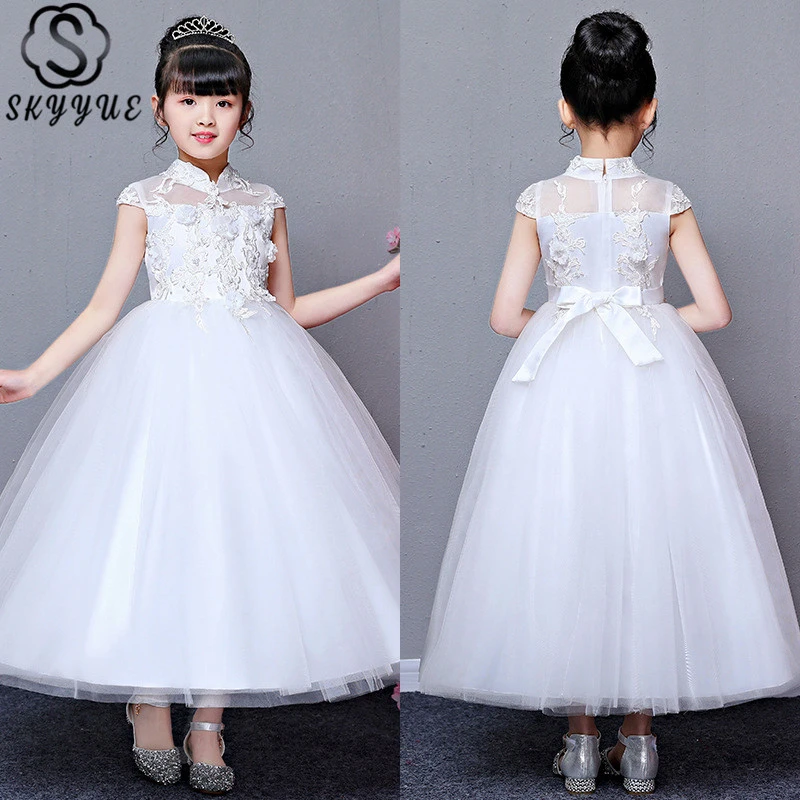 chinese collar girl dress