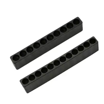 

Drill Bit Holder 1/4" Black 12 Holes Hex Shank Screwdriver Storage Bit Case Y3J6