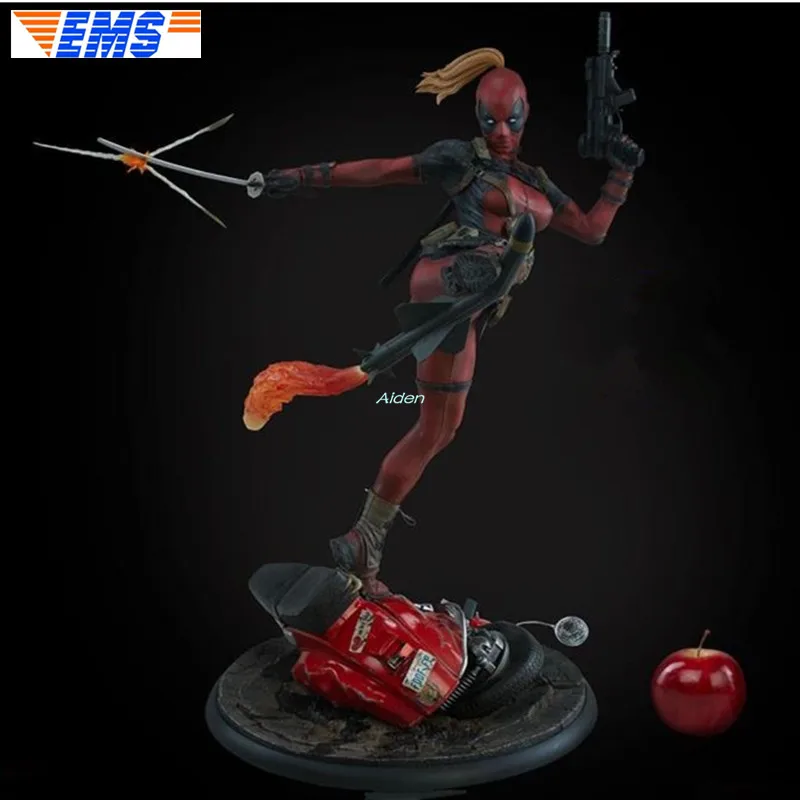 

22" SS 300546 Statue Deadpool Bust Anti-hero Full-Length Portrait The Avengers PF Series Resin Action Model Toy BOX 56CM Z2265