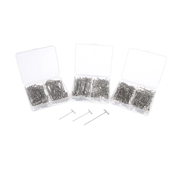 

1Set T Pins C Needles Wig Sewing Cord For Holding Wigs Hair Extender Wig Making Blocking Knitting Modelling Hair DIY Tools
