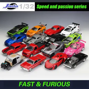 

1:32 Scale Fast And Furious Ford Mustang Diecast Car Model Toy Vehicles Simulation Metal Speed And Passion Car Model Toys Gift