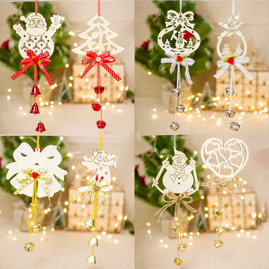 

Christmas Star Wooden Pendants Ornaments Xmas Tree Ornament Christmas Exquisite Premium Wooden Pendant Hanging Decoration