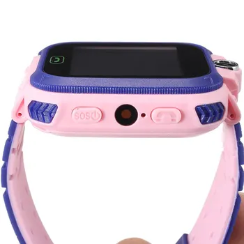 

New Anti-lost Smart Watch Safe SOS Call GSM SIM Camera Tracker Gift For Children Fashion Sport Kids Smart Watches Support Phone