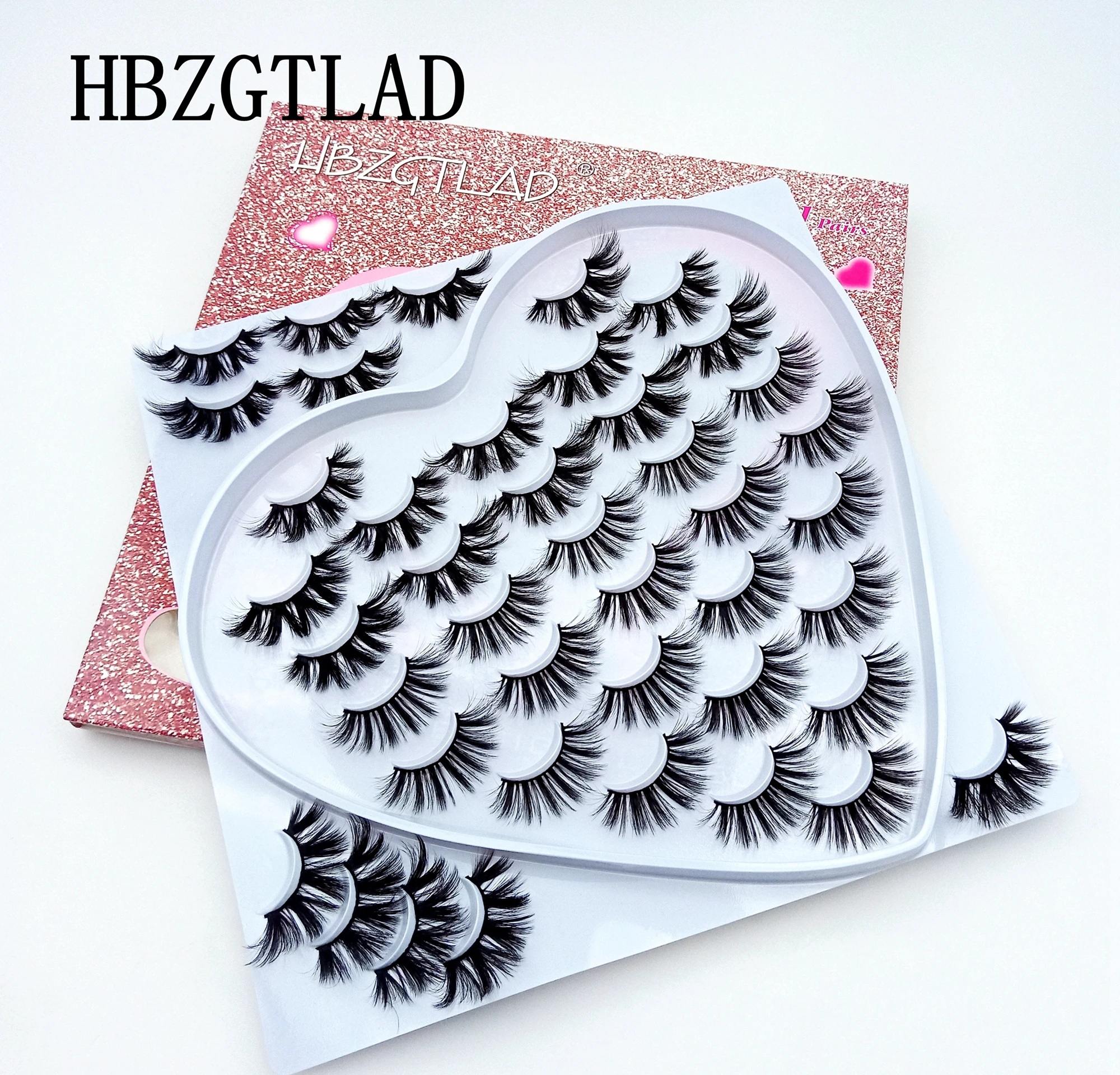 Hot Sale Mink-Lashes Short Bulk Natural Long Wispy Wholesales Faux-Thick 3d 2-21pairs 18-25-Mm 6n95Bdj70lb