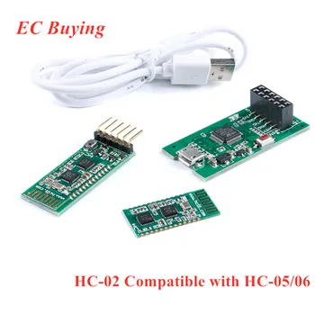

HC-02 Bluetooth Serial Port Wireless Module For Arduino Compatible with HC-05 HC-06 HC-USB-T Adapter Digital Board HC 02 05 06