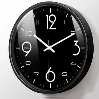 

Living Room Black Wall Clock Creative Modern Digital Silent Clocks Metal Watch Kitchen Clock Relogio De Parede Home Decor Gift