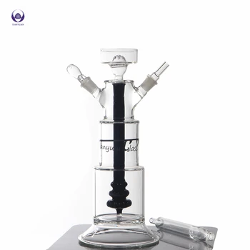 

Hand made COE 3.3 borosilicate glass hookah shisha
