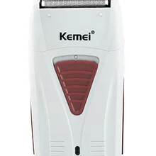 Kemei 3382 Barber Fertig Elektrische Rasierer für Männer USB Cordless Wiederaufladbare Bart Gestochen Kolben Folie Mesh Rasieren Maschine