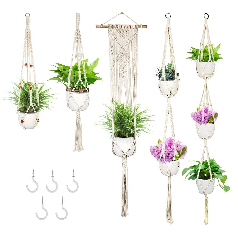 Macrame Plant Hanger Extension / Plant Hanger Extender / Long Plant Hanger  / Plant Stand / Eco-friendly 