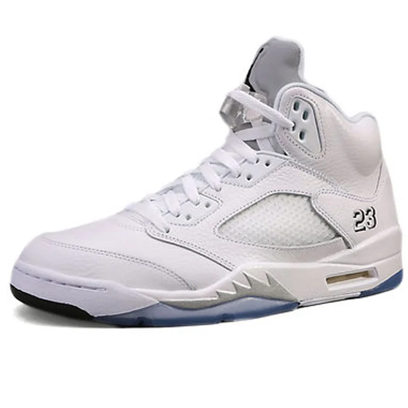 Оригинальные Мужские дышащие баскетбольные кроссовки Air Jordan 5 в стиле ретро, новинка