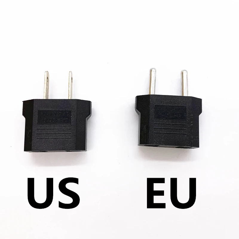 Adaptador de enchufe europeo, americano, japonés, chino, estadounidense a  europeo, Europeo, Europeo, adaptador de corriente de viaje, convertidor de