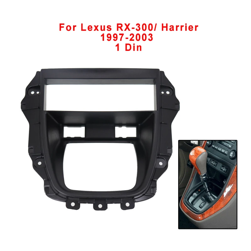 1 Din Автомобильная рамка CD стерео фасции для 1997-2003 Lexus RX-300/Harrier 1997-2003 монтажная панель в приборной панели комплект ободок