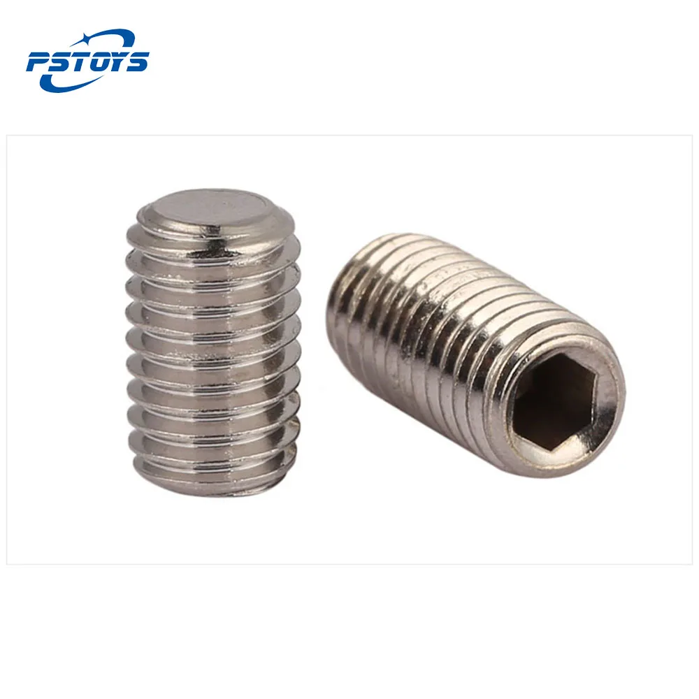200 шт./компл. M2 M2.5 M3 M4 DIN913 304 нержавеющая сталь метрическая резьба Grub винт плоская