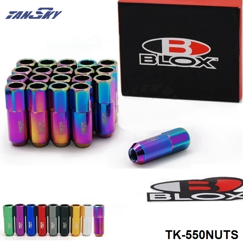 Кованые Алюминиевые гайки Blox 7075 m12x1 25/m12x1 5 L :60 мм (20 шт./компл.)|racing lug nuts|lug nutslug nuts