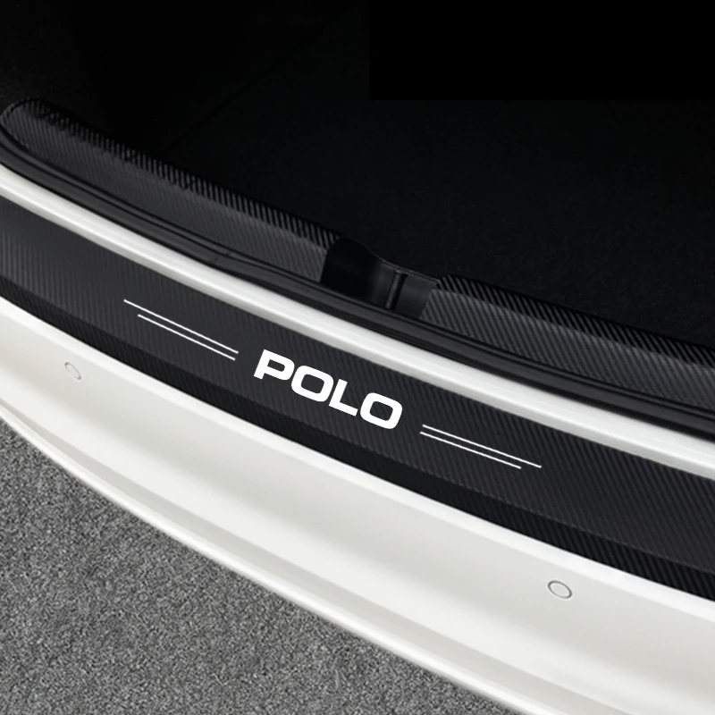 Наклейка на задний бампер автомобиля с защитой от царапин для VW Volkswagen POLO 3 4 5 6 2021