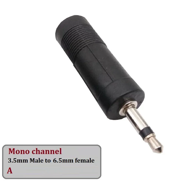 3.5mm to 6.5mm A 2 10 20 шт аудио 6,35 штекер 3,5 женский адаптер микрофон наушники 3,5 мм разъем 6,35 мм разъем аудио конвертер головка - Цвет: 3.5mm to 6.5mm A