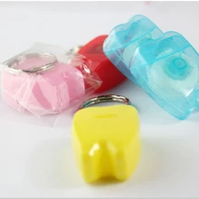 Вощеная и Мятная нейлоновая зубная нить DF-17