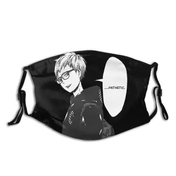 

Haikyuu Tsukishima Kei Non-Disposable Mouth Face Mask Anti Haze Dustproof Mask With Filters Protection Cover Respirator Muffle